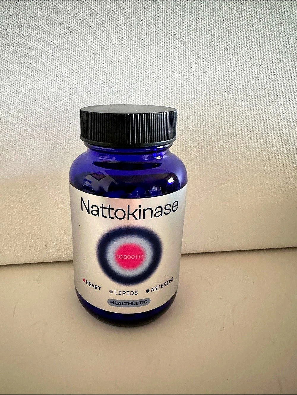 Healthy Origins Nattokinase Supplement Bottle